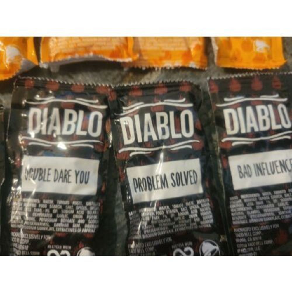 Taco Bell Sauce Packets 55 Packs Marry Me & Assorted saying Mild Hot Fire Diablo - Picture 10 of 12